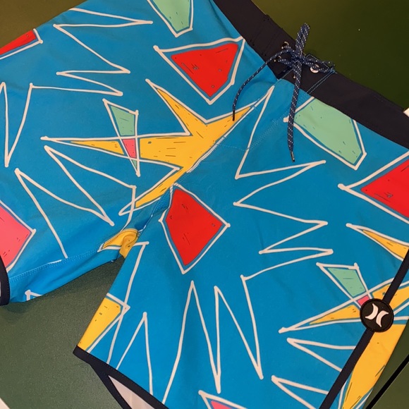 NWT!! Mens Hurley Phantom Morro 18"Board Shorts Swim Shorts Size 33 - Picture 3 of 6